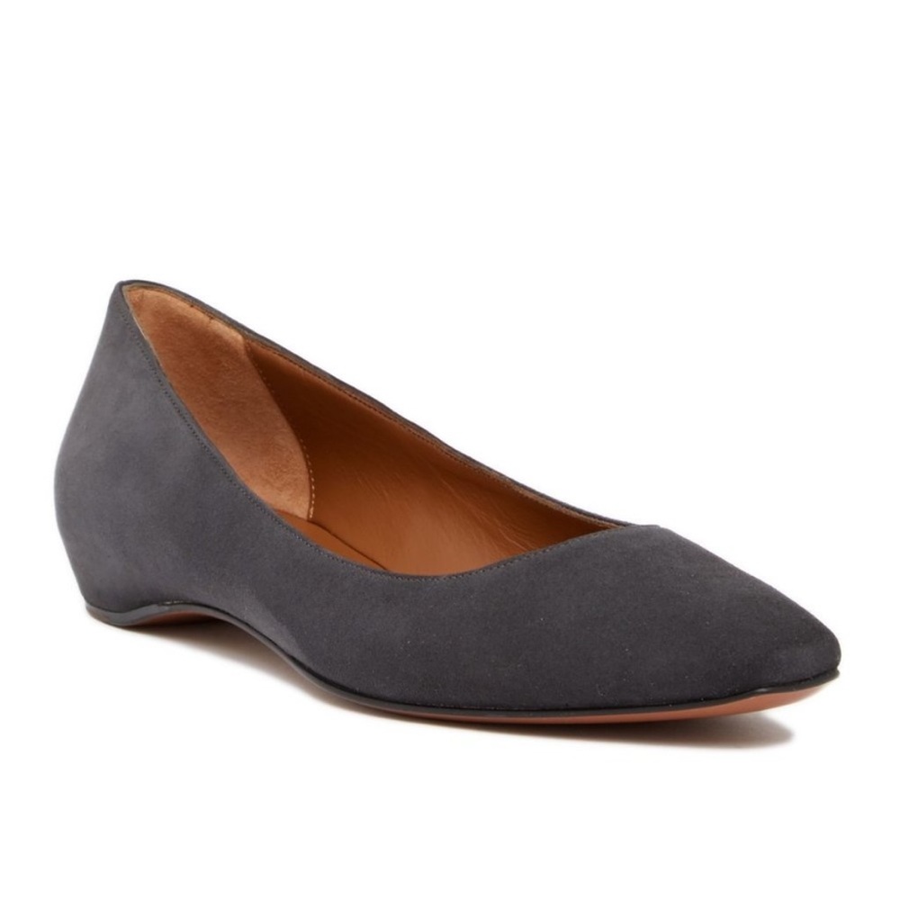 Aquatalia •8.5• Marcella Charcoal Gray Weatherproof Ballerina Flats